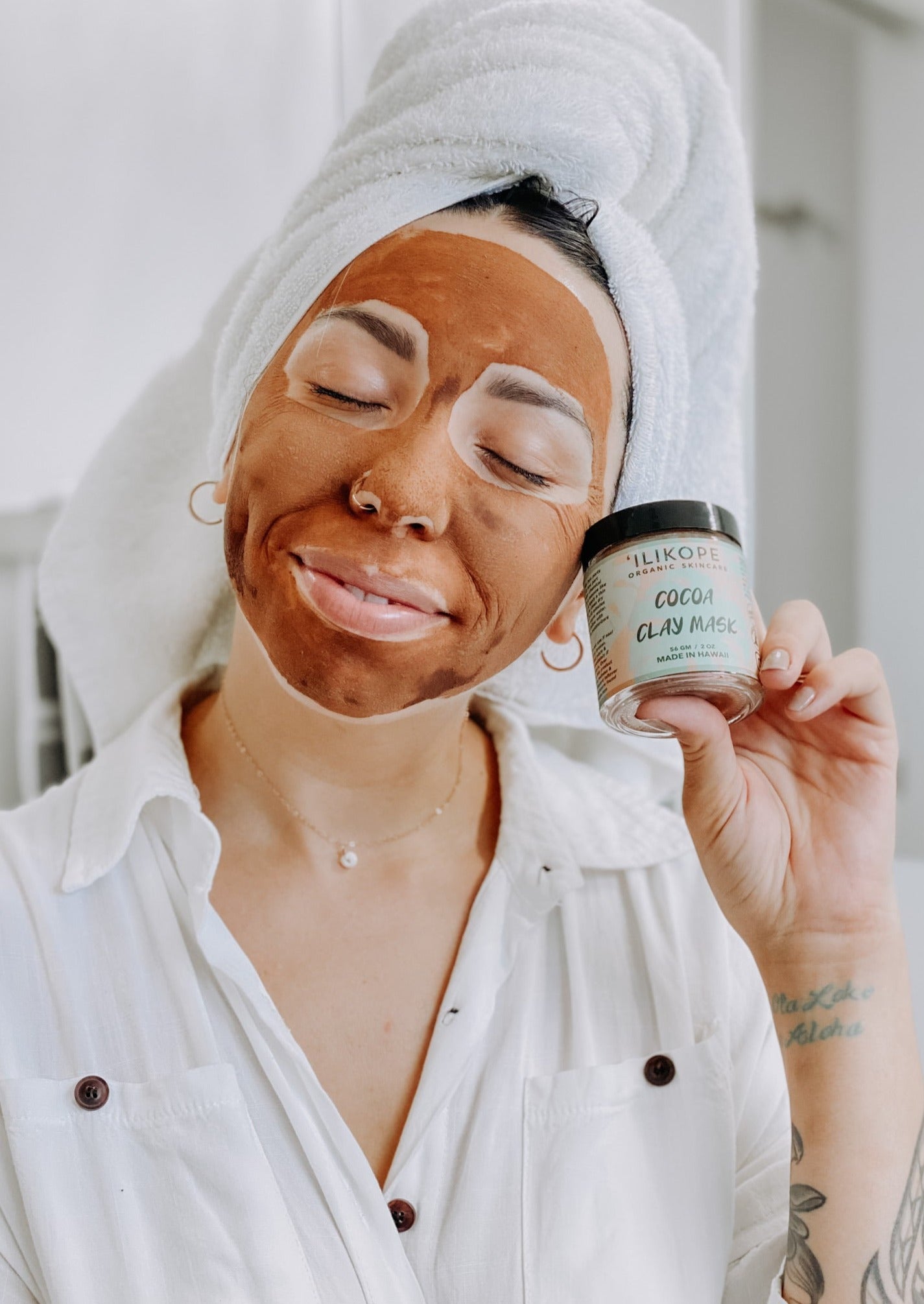 NATURAL HAWAIIAN COCOA CLAY FACE MASK